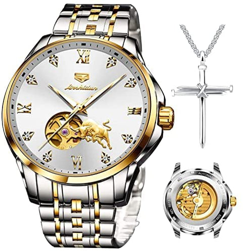 Men's Luxury Stainless Steel Sapphire Dial Watch