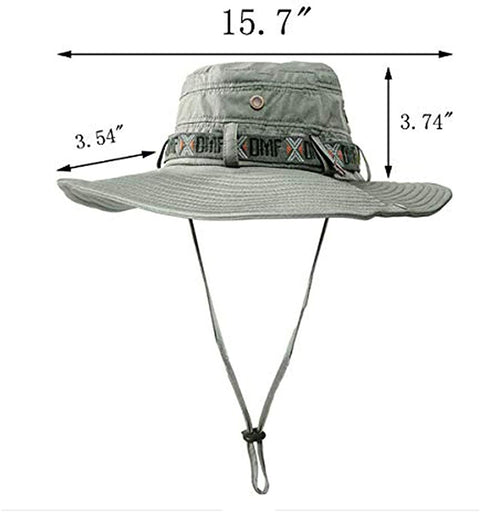YMXHHB Jungle Camo Boonie Sun Hat Snap Wide Brim Caps Outdoor Fishing Hunting Safari Cap