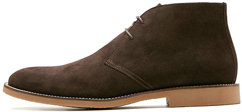 BURTENSE Men's Classic Original Suede Leather Chukka Boots