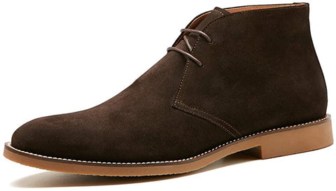 BURTENSE Men's Classic Original Suede Leather Chukka Boots