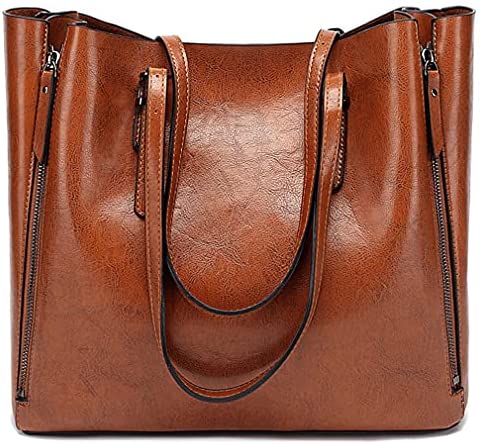 Meobvg Tote Bags for Women Large Capacity Bucket Handbag Purse Designer Waterproof Work Daily