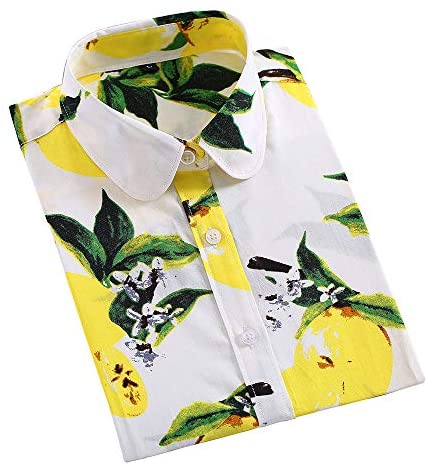 Women's Tropical Floral Printed Long Sleeve Shirts