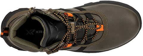 X RAY Footwear Eli Boy’s Fashion Classic Combat Faux Leather Mid-Top Chukka Boots, Round Toe, Thermoplastic Rubber Outsole