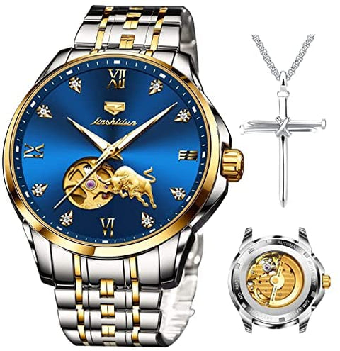 Men's Luxury Stainless Steel Sapphire Dial Watch