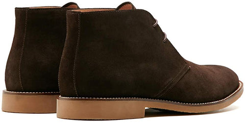 BURTENSE Men's Classic Original Suede Leather Chukka Boots