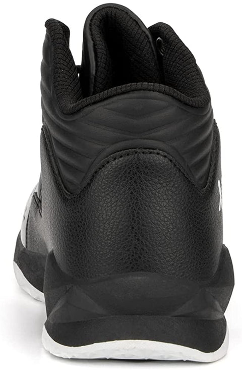 X RAY Footwear Cruz Boy’s Fashion, Handcrafted Faux Leather Sneaker Ankle-Highs Lace Up, Round Toe, Thermoplastic Rubber Outsole