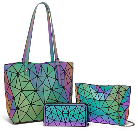 Women Fashion Handbags Wallet Tote Bag Shoulder Bag Top Handle Satchel Purse Set 4pcs