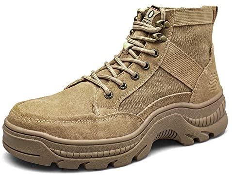 Mens Steel Toe Work Boots Lightweight Industrial Construction Boots