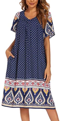 Women's Nightgown Short House Dress
