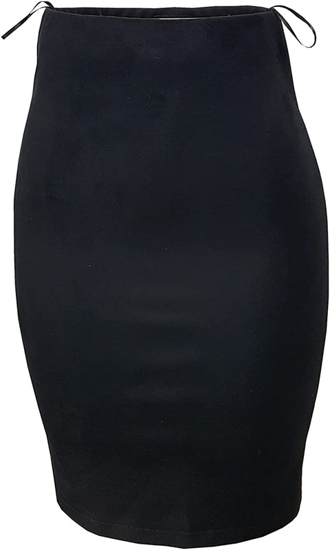 Women's Faux Suede Pencil Skirt