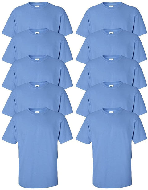 Gildan Men's 10 Pack(Carolinablue)