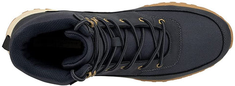 X RAY Reserved Footwear New York Men Meson Fashion Casual Synthetic Leather High Top Sneakers, Hook and Eye Lace-Up, Apron Toe, Thermoplastic Rubber Outsole