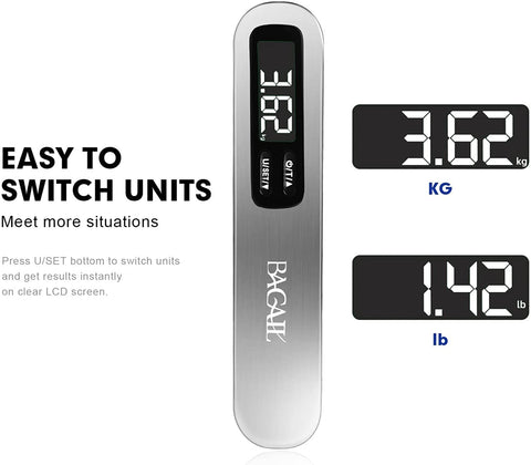 BAGAIL 8 Set Packing Cubes+Digital Luggage Scale