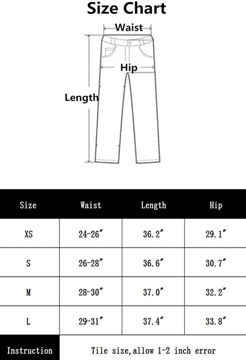 Women's Fashion Knee Cut Denim Pants Casual Ripped Holes Straight Leg Long Jeans