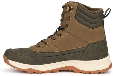 Xray Footwear Men's Half Dome Boot; Smooth faux leather, Lace-up front, Rubber sole