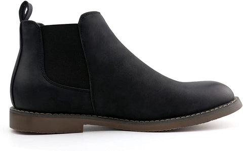 Men's Chelsea Boots Slip on Ankle Boots Casual Chukka Dress Boots