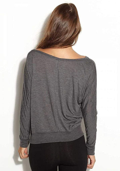Bella Canvas Flowy L/S Off Shoulder Tee