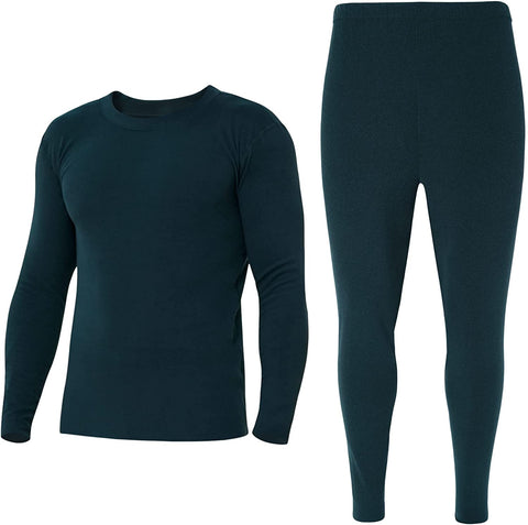 INNERSY Men's Thermal Underwear Set Thin Lightweight Long Johns Base Layer Top & Bottoms