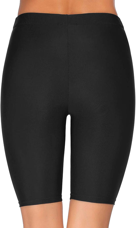 Women's Board Shorts High Waist Swim Shorts