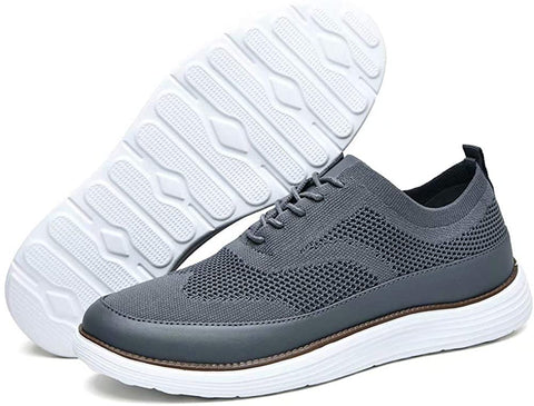 konhill Men's Mesh Sneakers Oxfords - Casual Lightweight Fashion Dress Shoes