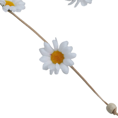 Sunflower Headband Women Hippie Headwear -AWAYTR Bohomia Feather Rope Crown Headdres for girls (Sunflower)