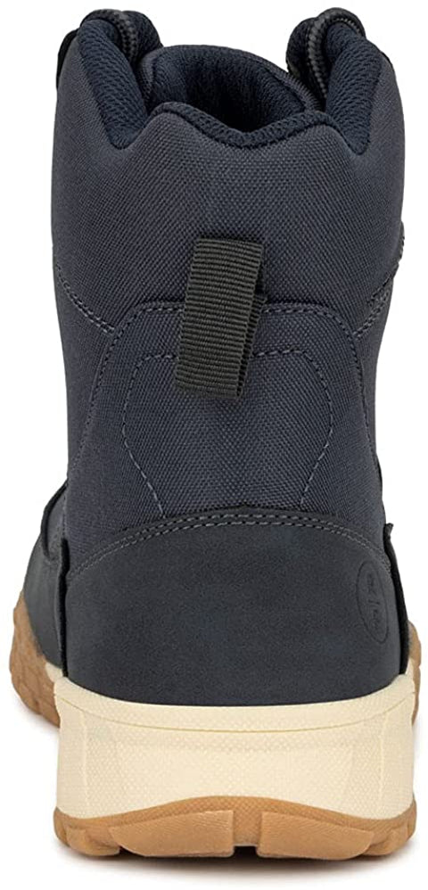 X RAY Reserved Footwear New York Men Meson Fashion Casual Synthetic Leather High Top Sneakers, Hook and Eye Lace-Up, Apron Toe, Thermoplastic Rubber Outsole