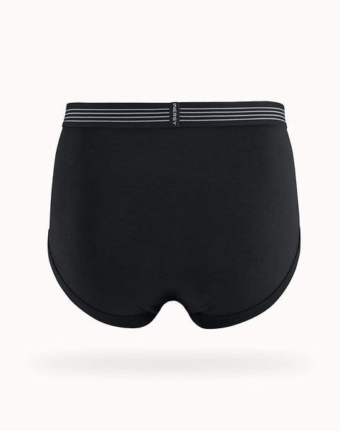 INNERSY Men's Underwear Briefs Classic Full Rise Cotton Underwear 4 Pack