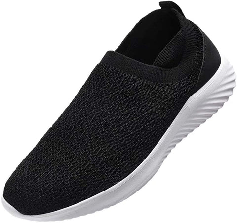 konhill Women's Comfortable Walking Shoes - Slip on Nursing Tennis Casual Work Sneakers