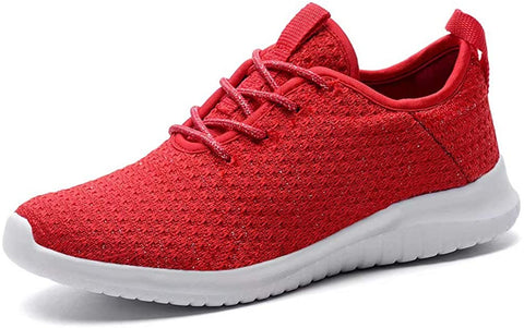 konhill Women's Casual Walking Shoes - Breathable Mesh Work Sneakers