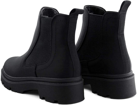 Women Lycra Chelsea Boots Low Heel Elastic Ankle Boots
