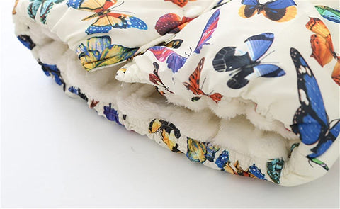 Baby Girls Winter Autumn Warm Butterfly Little Kids Toddler Jacket Coat