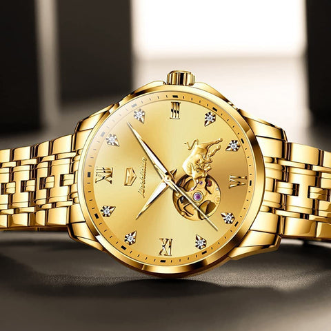 Men's Luxury Stainless Steel Sapphire Dial Watch