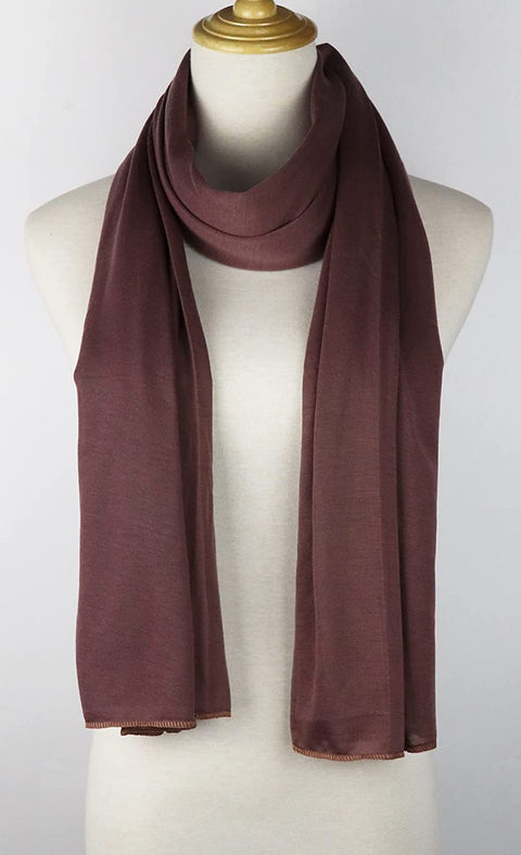 Vabovin stretch jersey long scarf light weight turban for women head wraps 71 * 32 inches