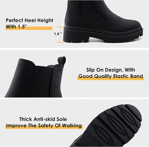 Women Lycra Chelsea Boots Low Heel Elastic Ankle Boots