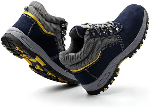 Mens Steel Toe Work Boots Lightweight Industrial Construction Boots