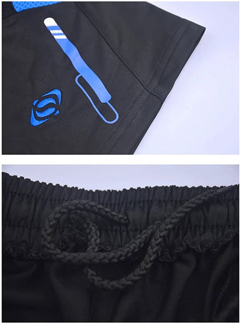 Men's Elastic Waist Training Shorts Quick Dry Loose Sports Jersey Soccer Short