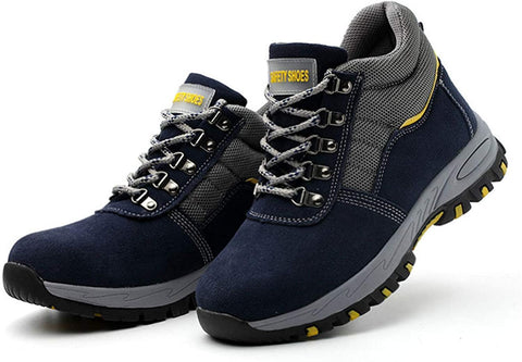 Mens Steel Toe Work Boots Lightweight Industrial Construction Boots