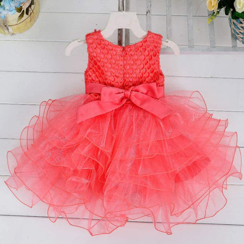 Baby Dresses Tulle Tutu Girl Dress Wedding Party Princess Dresses Age 0-3 Years