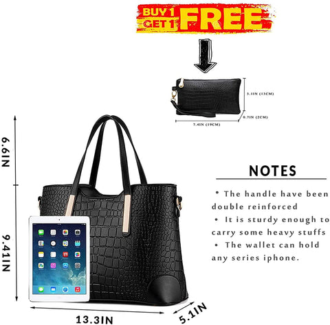 YNIQUE Satchel Purses and Handbags for Women Shoulder Tote Bags Top Handle Satchel