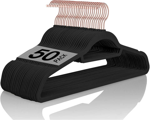 BAGAIL Pack of 80 Velvet Hangers