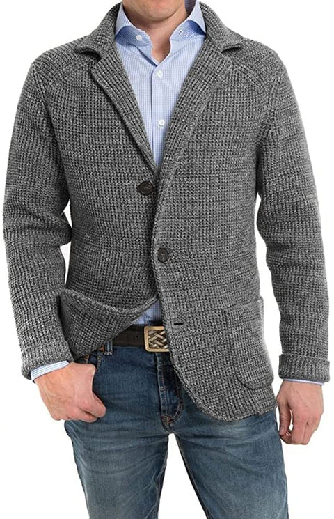 Men's Shawl Collar Cardigan Sweater