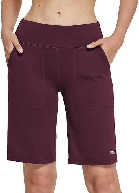 Women's 10" Athletic Yoga Shorts
