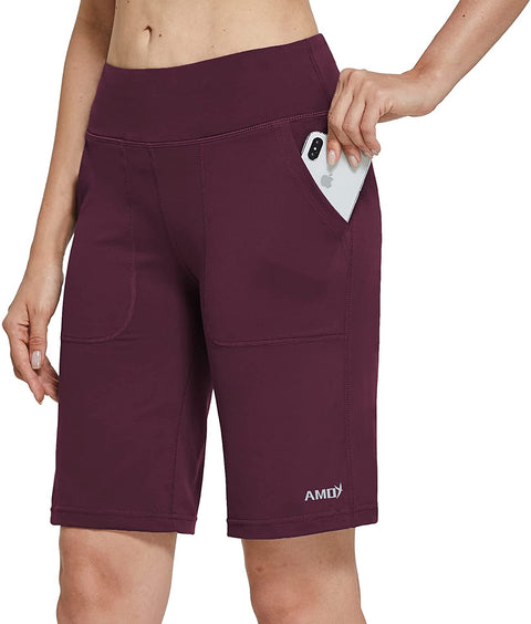 Women's 10" Athletic Yoga Shorts
