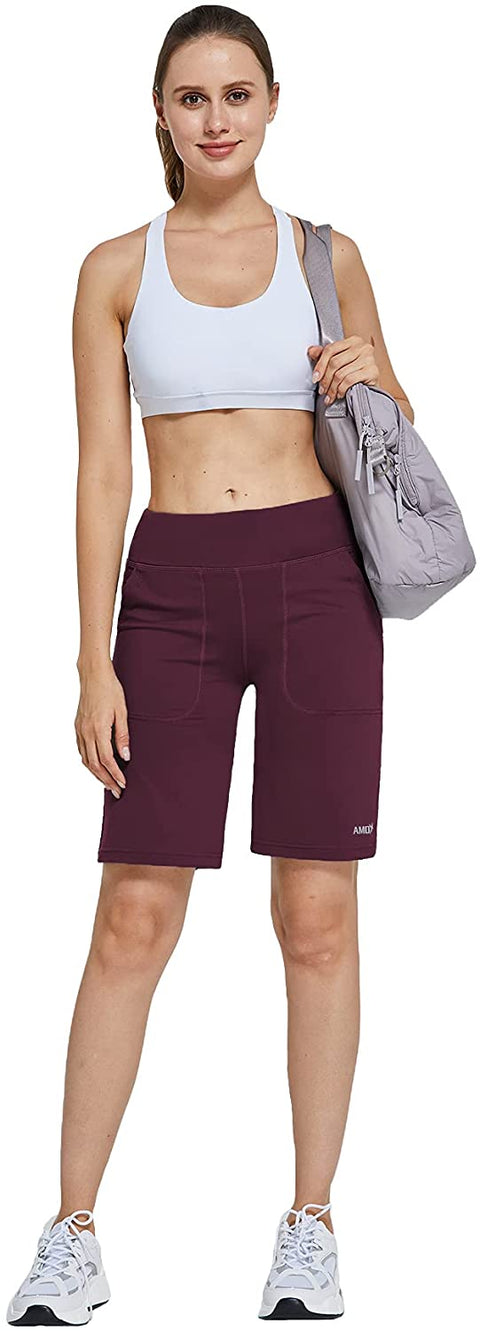 Women's 10" Athletic Yoga Shorts