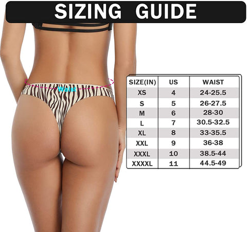 XS-XL Seamless, Soft, Spandex Stretchy Nylon Leopard Print Animal Print Thongs for Women