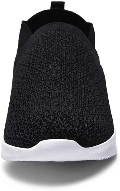konhill Women's Comfortable Walking Shoes - Slip on Nursing Tennis Casual Work Sneakers