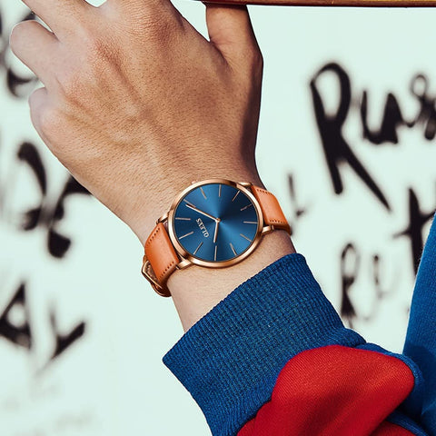 Men's Ultra Thin Casual Quartz Watch