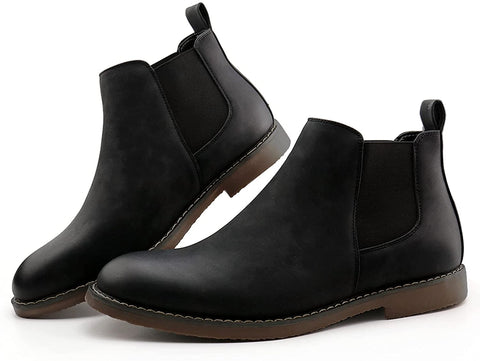 Men's Chelsea Boots Slip on Ankle Boots Casual Chukka Dress Boots