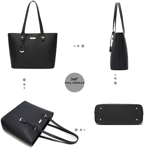 YNIQUE Satchel Purses and Handbags for Women Shoulder Tote Bags Wallets
