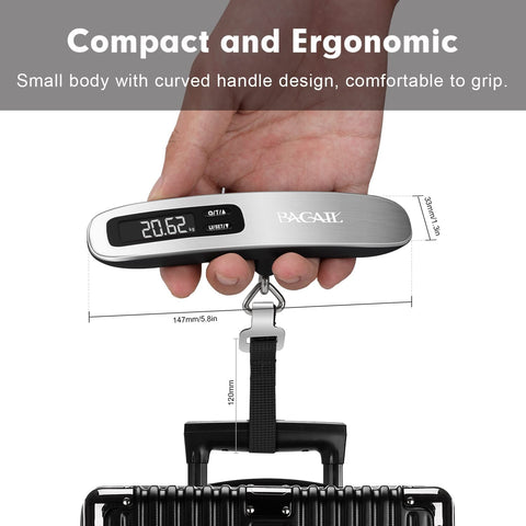 BAGAIL 8 Set Packing Cubes+Digital Luggage Scale